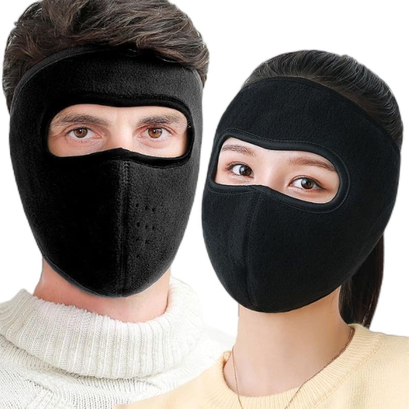 xbuk Winter Fleece Ski Mask for Women，Balaclava Face Mask Men Full Face Coverings Warm Mask，Winter Riding Windproof Mask - Image 2